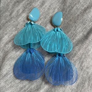 Chico's Turquoise and Blue Layered Earrings